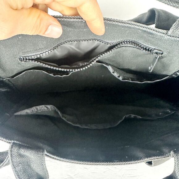 Dagne Dover Vida Organic Cotton Tote Laptop Bag Black - Picture 6 of 9